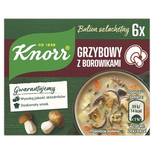 Bulion grzybowy z borowikami Knorr 60 g