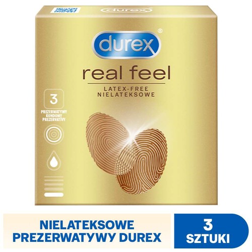 Realfeel Prezerwatywy  Durex 3 sztuki