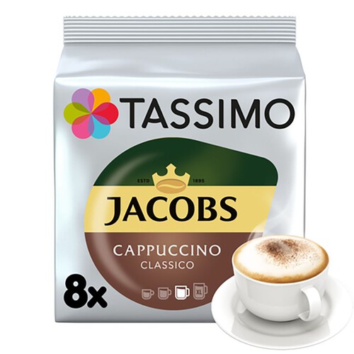 Kawa Jacobs Cappuccino Classico Tassimo 16 kapsułek