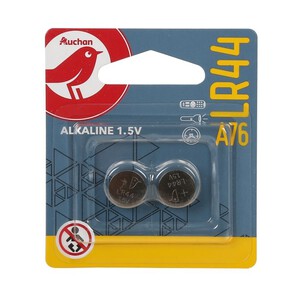 Bateria LR44 (A76) Auchan 2 sztuki