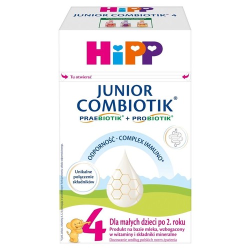 Junior Combiotik 4 Mleko modyfikowane  HIPP 550 g