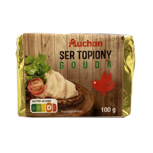 Ser topiony gouda Auchan 100 g 