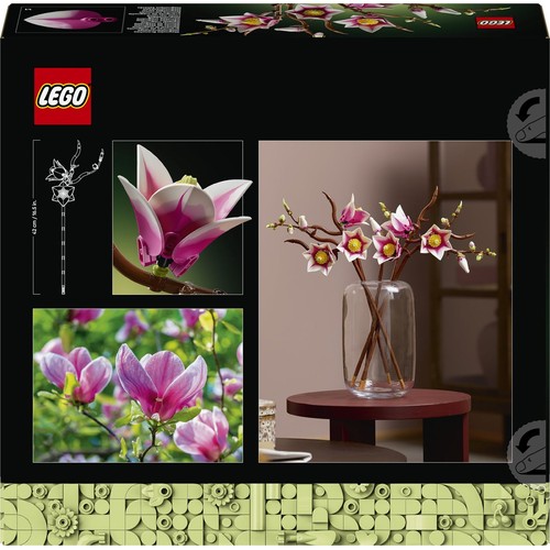 Botanicals Gałązki magnolii 11510, kwiatowa dekoracja LEGO 1 sztuka