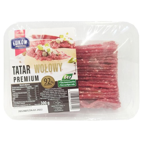 Tatar wołowy premium Łuków 300 g