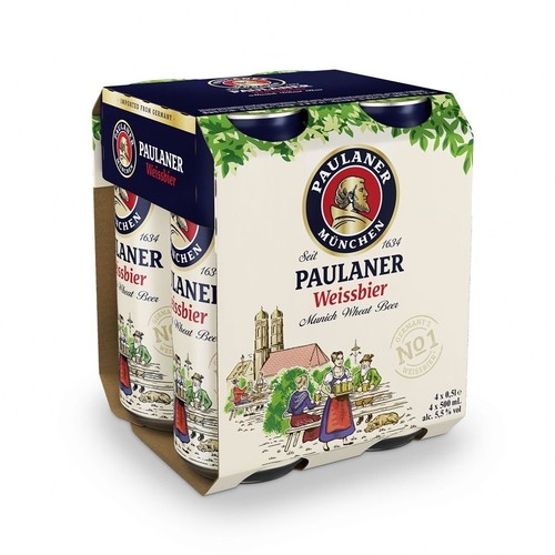 Piwo Weissbier   Paulaner 4 x 500 ml