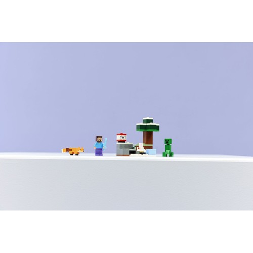 Minecraft® Przygoda Steve’a w tajdze 21583, prezent dla graczy LEGO 1 sztuka