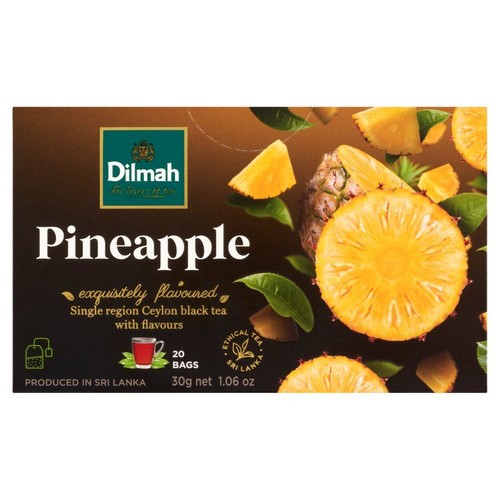 Cejlońska herbata czarna aromatyzowana Ananas Dilmah 20 torebek