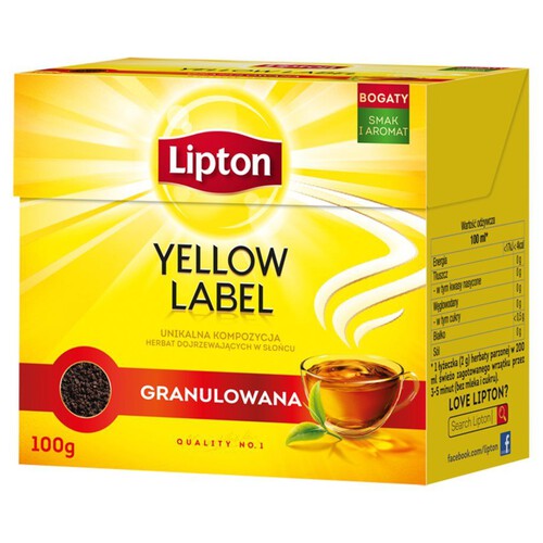 Yellow Label Tea granulowana Lipton 100 g