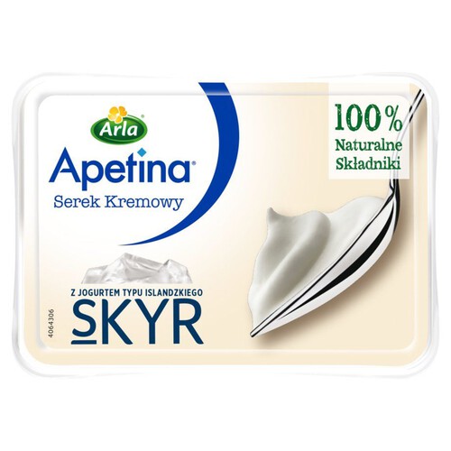 Serek kremowy z jogurtem typu islandzkiego Skyr Apetina 125 g