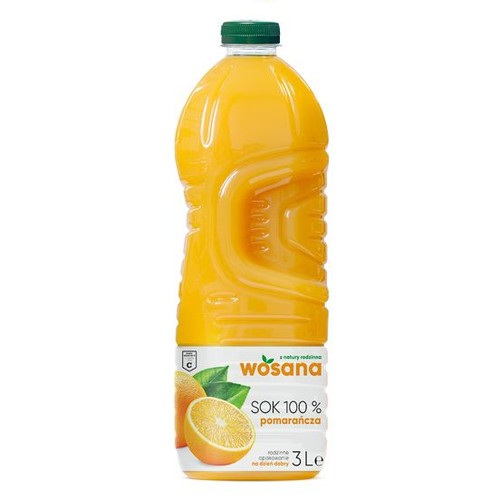 Sok pomarańczowy 100% Wosana 3 l