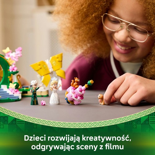 Wicked Dzień ślubu Glindy 75688, zabawka z motylami, do odgrywania ról LEGO 1 sztuka