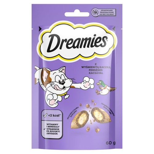 Przysmak dla kotów z kaczką Dreamies 60 g