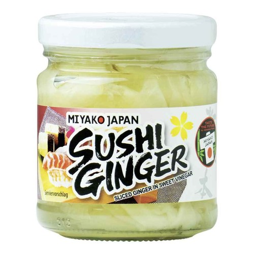 Imbir biały marynowany do sushi Miyako Japan 110 g