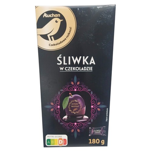 Śliwka w czekoladzie Auchan 180 g 