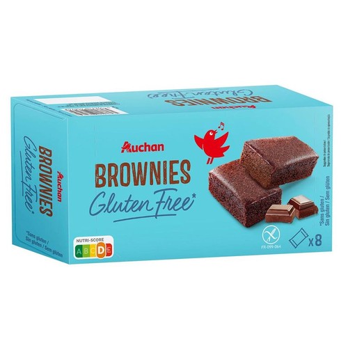 Ciastka brownie bezglutenowe Auchan 240 g