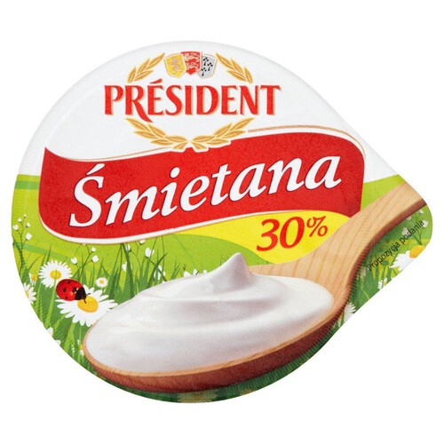 Śmietana kremowa 30% President 200 g