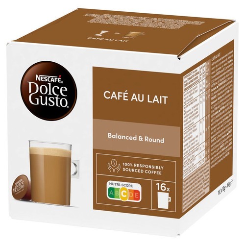 Dolce Gusto Cafe Au Lait kawa w kapsułkach Nescafé 16 kapsułek