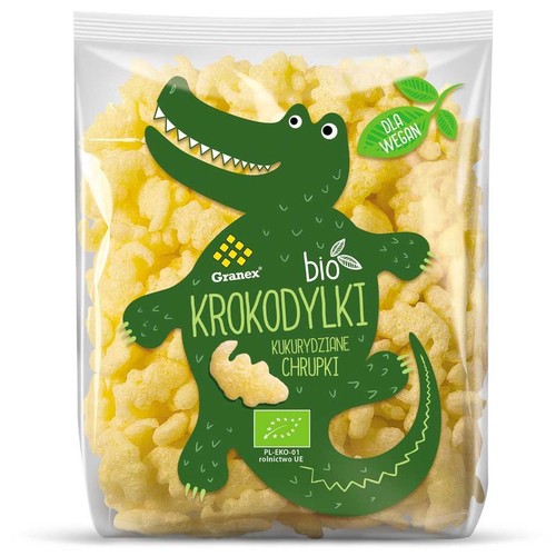 BIO chrupki kukurydziane krokodylki Granex 80 g