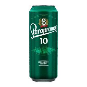 Piwo czeskie Dziesiątka alk. 4,3% obj. Staropramen 500 ml