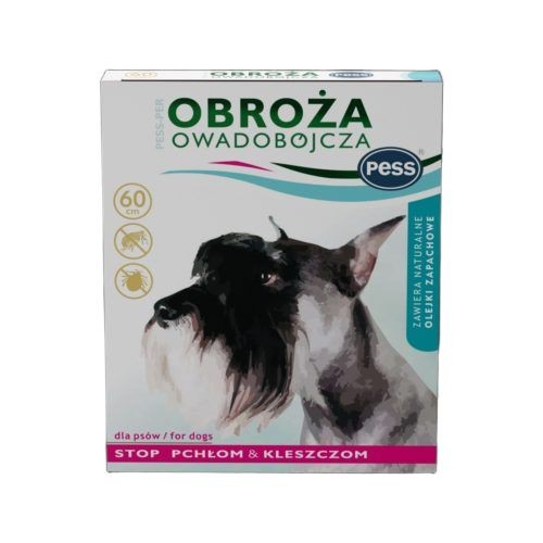 Obroża owadobójcza dla psa 60 cm Pess 1 sztuka