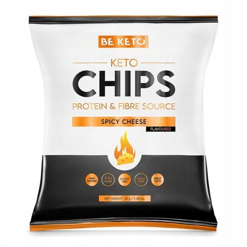 Keto Chipsy pikantne serowe BeKeto 30 g