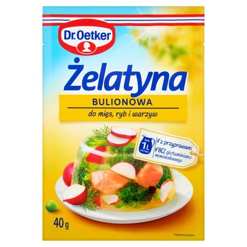 Żelatyna bulionowa do mięs, ryb i warzyw Dr.Oetker 40 g