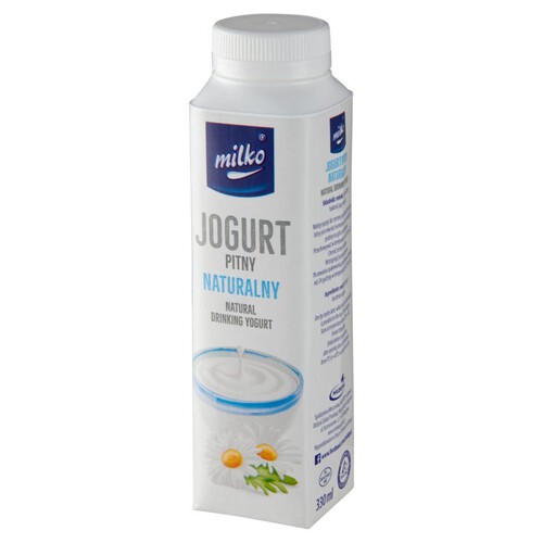 Jogurt pitny naturalny Milko 330 g