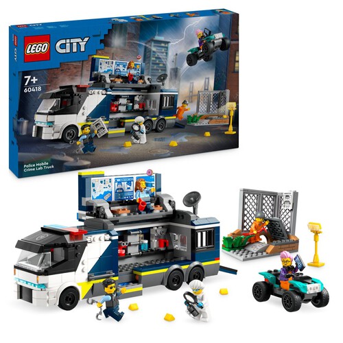 City Policyjna ciężarówka z laboratorium kryminalnym 60418 LEGO zestaw