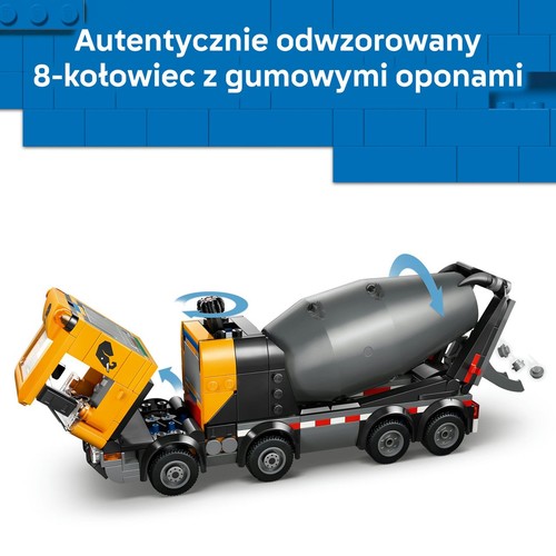City Betoniarka 60478, zabawka konstrukcyjna dla dzieci LEGO 1 sztuka