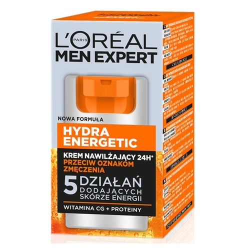 Krem nawilżający przeciw oznakom zmęczenia 24H L'Oreal Men Expert 50 ml