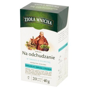 Herbatka ziołowa na odchudzanie Zioła Mnicha 20 torebek