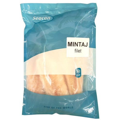 Filet z mintaja bez skóry glazura 10% Seacon 750 g