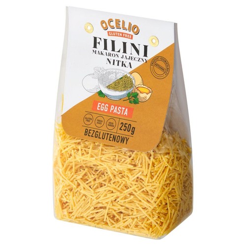 Makaron jajeczny nitka Filini bezglutenowy Ocelio 250 g