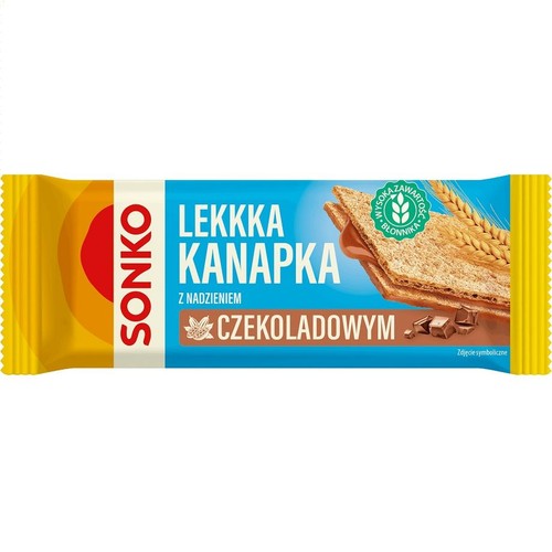 Lekka kanapka z nadzieniem czekoladowym Sonko 30 g