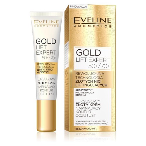 Krem napinający kontur oczu i ust 50+ - 70+ EVELINE COSMETICS 15 ml