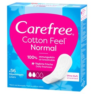 Wkładki higieniczne Cotton Feel Normal Carefree 56 sztuk