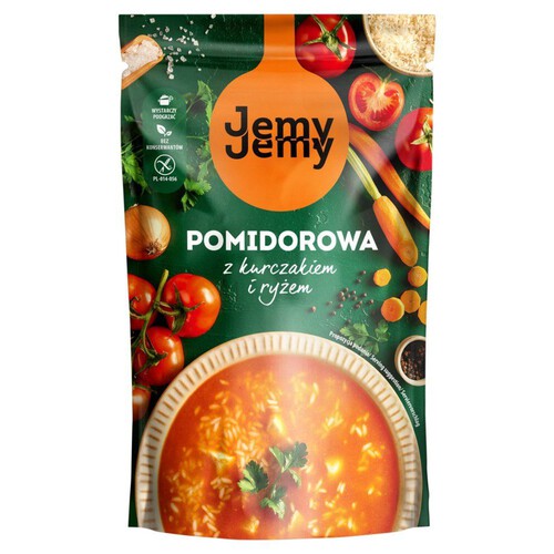 Zupa pomidorowa z kurczakiem i ryżem JemyJemy 450 g