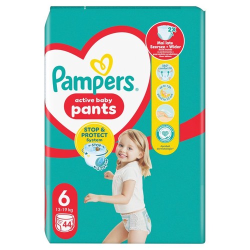 Pieluchomajtki 6 15+ kg Pampers 44 sztuki