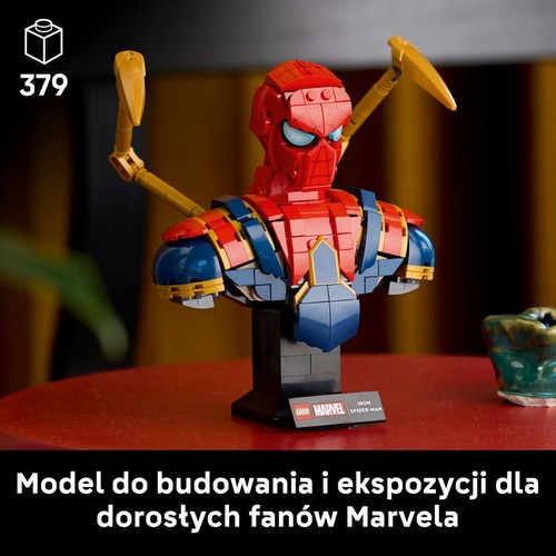 Zestaw Marvel Popiersie Iron Spider-Mana 76326 LEGO 1 sztuka