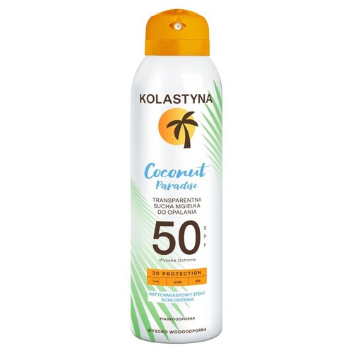 Sucha mgiełka do opalania SPF 50 Kolastyna 150 ml