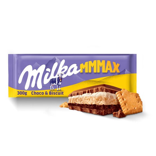 Czekolada mleczna Choco Biscuit Milka 300 g