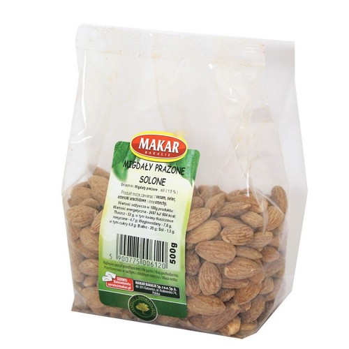 Migdały prażone solone Makar 500 g