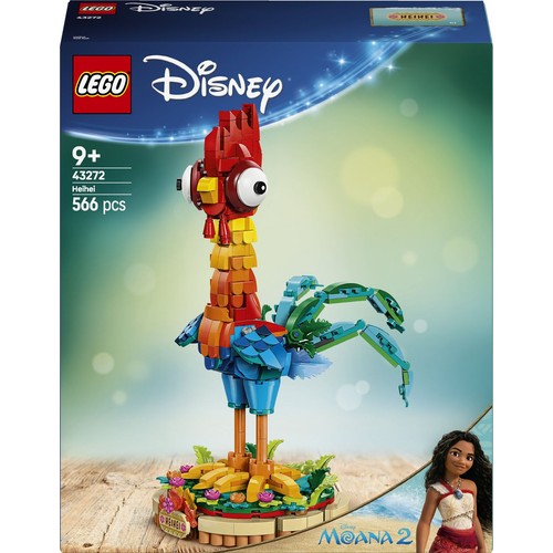 Zestaw Disney Vaiana 2 Heihei 43272, model kurczaka LEGO 1 sztuka