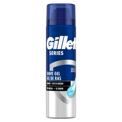 Żel do golenia oczyszczający z węglem aktywnym Gillette 200 ml