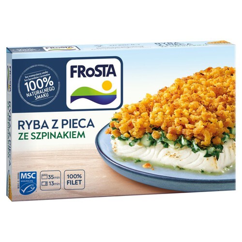 Ryba z pieca ze szpinakiem FRoSTA 360 g 