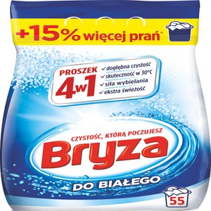 Proszek do prania białego 4w1 55 prań Bryza 3,575 kg