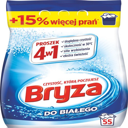 Proszek do prania białego 4w1   Bryza 3,575 kg 