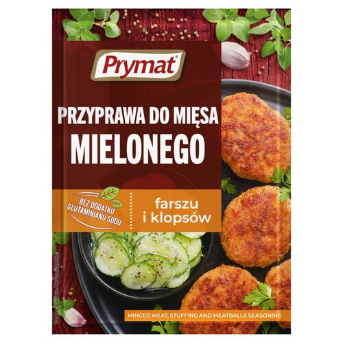 Mieszanka przyprawowa do mięsa mielonego. farszu i klopsów Prymat 20 g