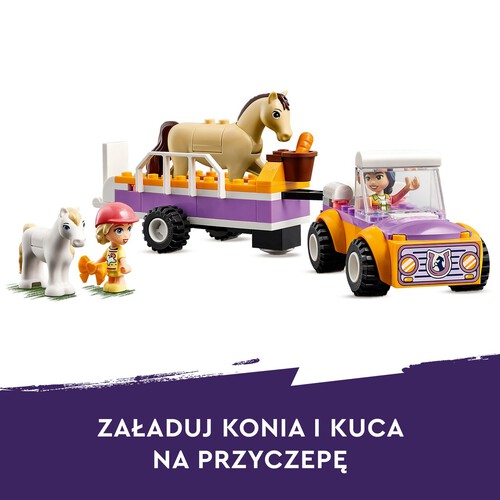 Friends Przyczepka dla konia i kucyka 42634 LEGO zestaw