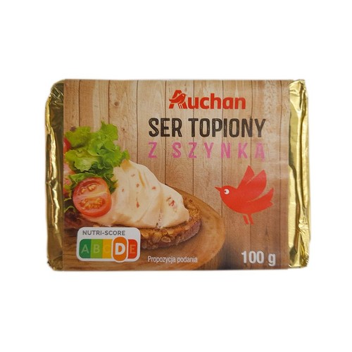 Ser topiony z szynką Auchan 100 g